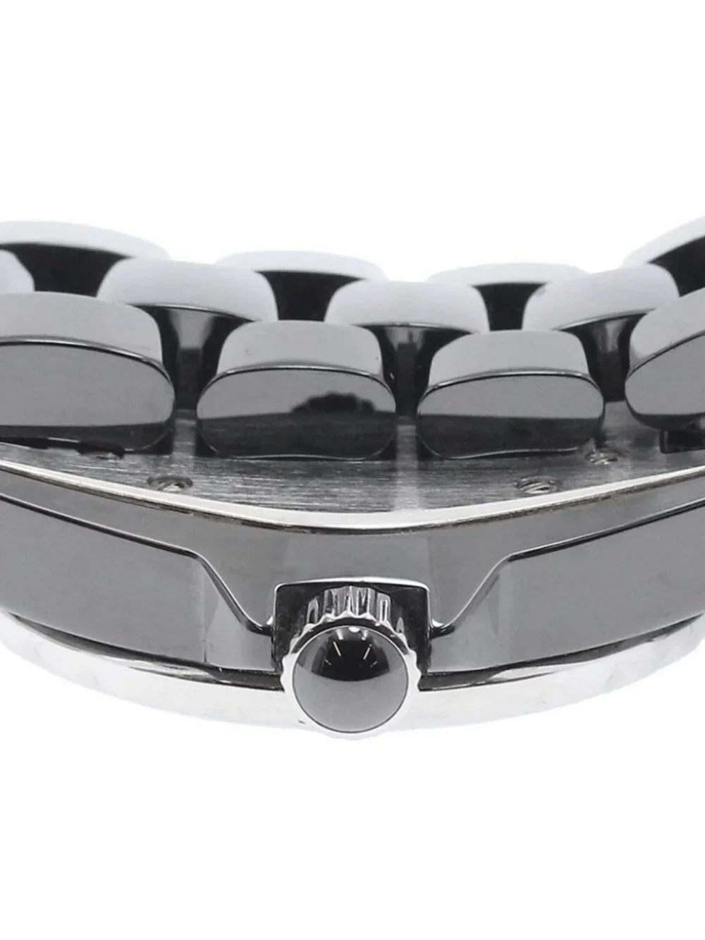 CHANEL J12 H0949 black ceramic diamond bezel Quartz Ladies Watch